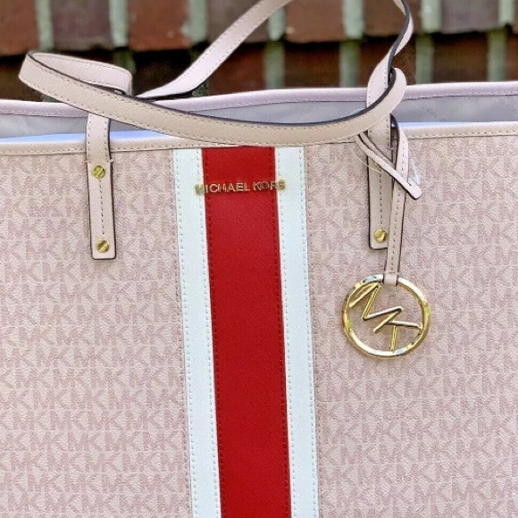 Michael kors large Jet Set travel ballet red tote - Picture 3 of 7